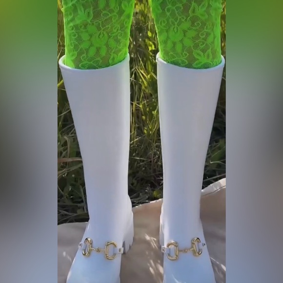 NEW Gucci Lace Tights Size L - Picture 2 of 11